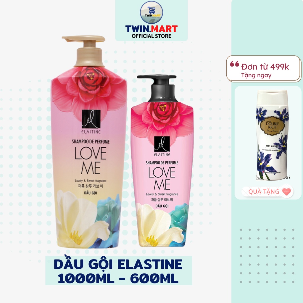 Dầu gội Elastine hương nước hoa 1000ml - Hàn Quốc - hương Love Me