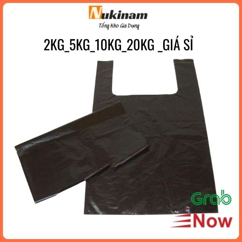 Sỉ 25k 1kg túi nilong đen đủ cỡ(2kg, 5kg, 10kg, 15kg, 20kg)  - Tổng kho gia dụng NUKINAM