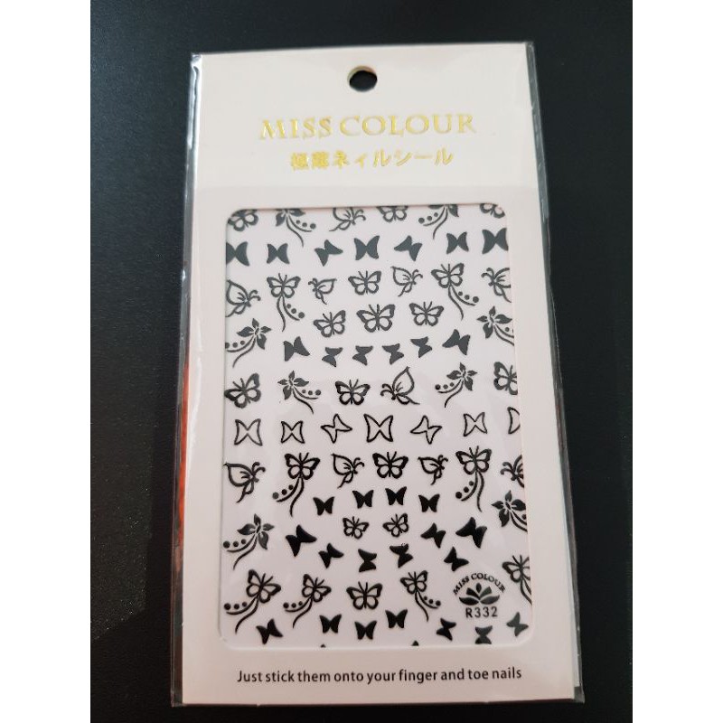 Sticker nơ cute hột me