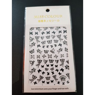 Sticker nơ cute hột me