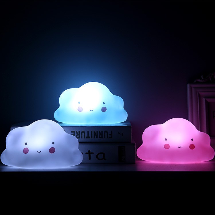 Đèn ngủ Silicon hình thú siêu cute chất liệu bền bỉ có nhiều mẫu tặng kèm pin