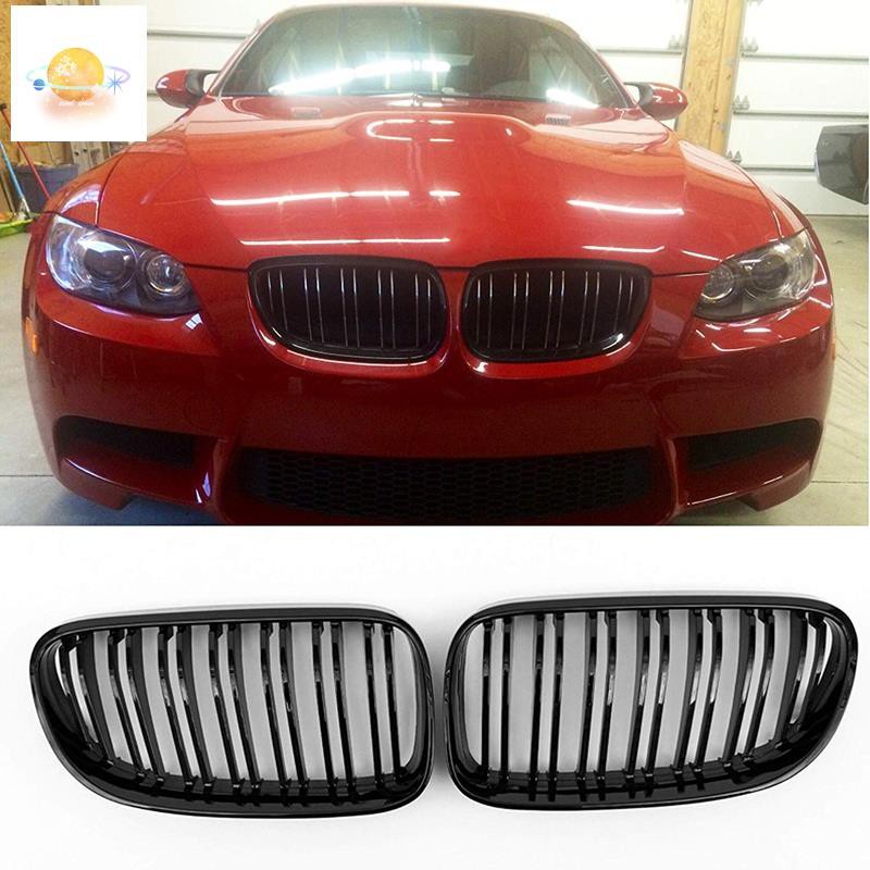 Front Bumper Center Kidney Grille Grill Replacement for 2010-2013 BMW 3 Series E92 E93 Facelift 328I 328I XDrive 335I 335I XDrive (Gloss Black)