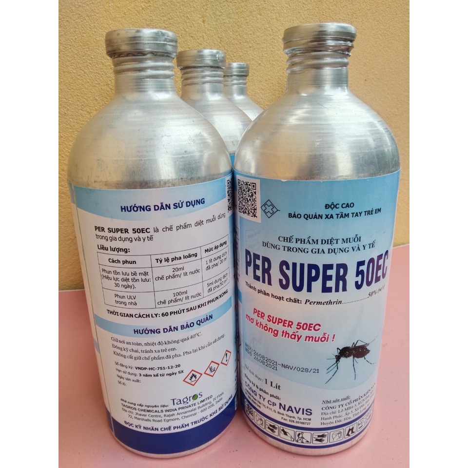 thuốc muỗi per super 50EC chai 1 lít