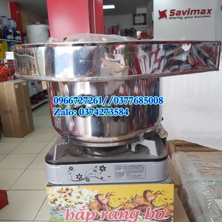 Máy làm bắp rang bơ dùng ga mini đời mới