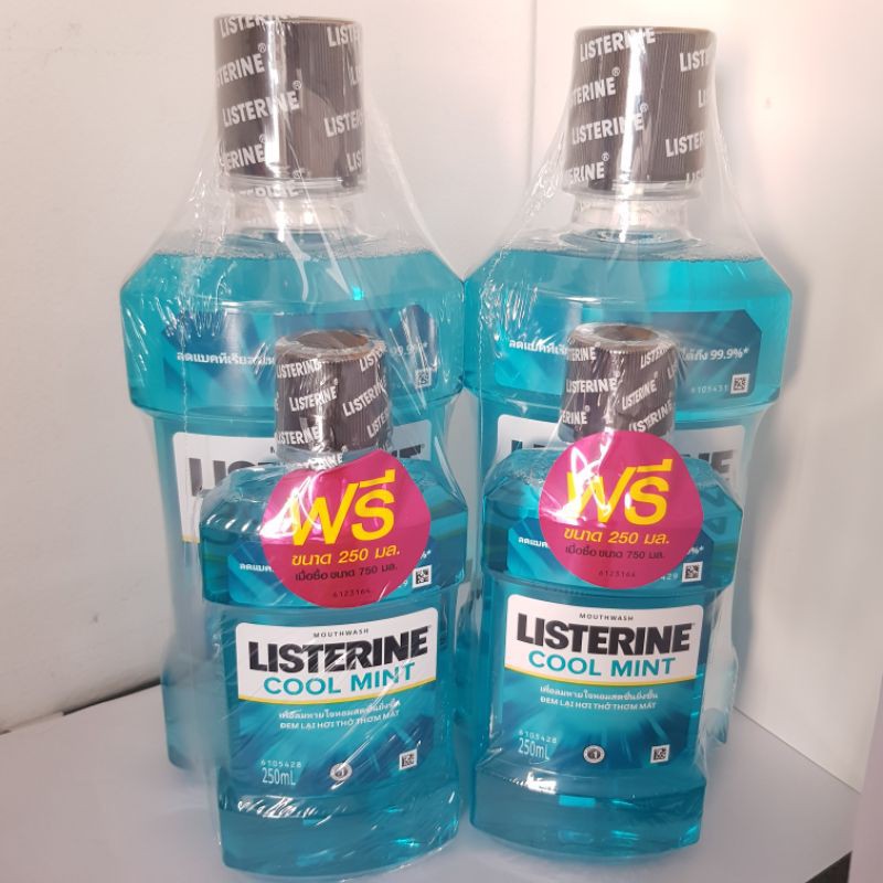 NƯỚC SÚC MIỆNG Listerine (MUA CHAI LỚN 750ml TẶNG KÈM CHAI NHỎ 250ml)