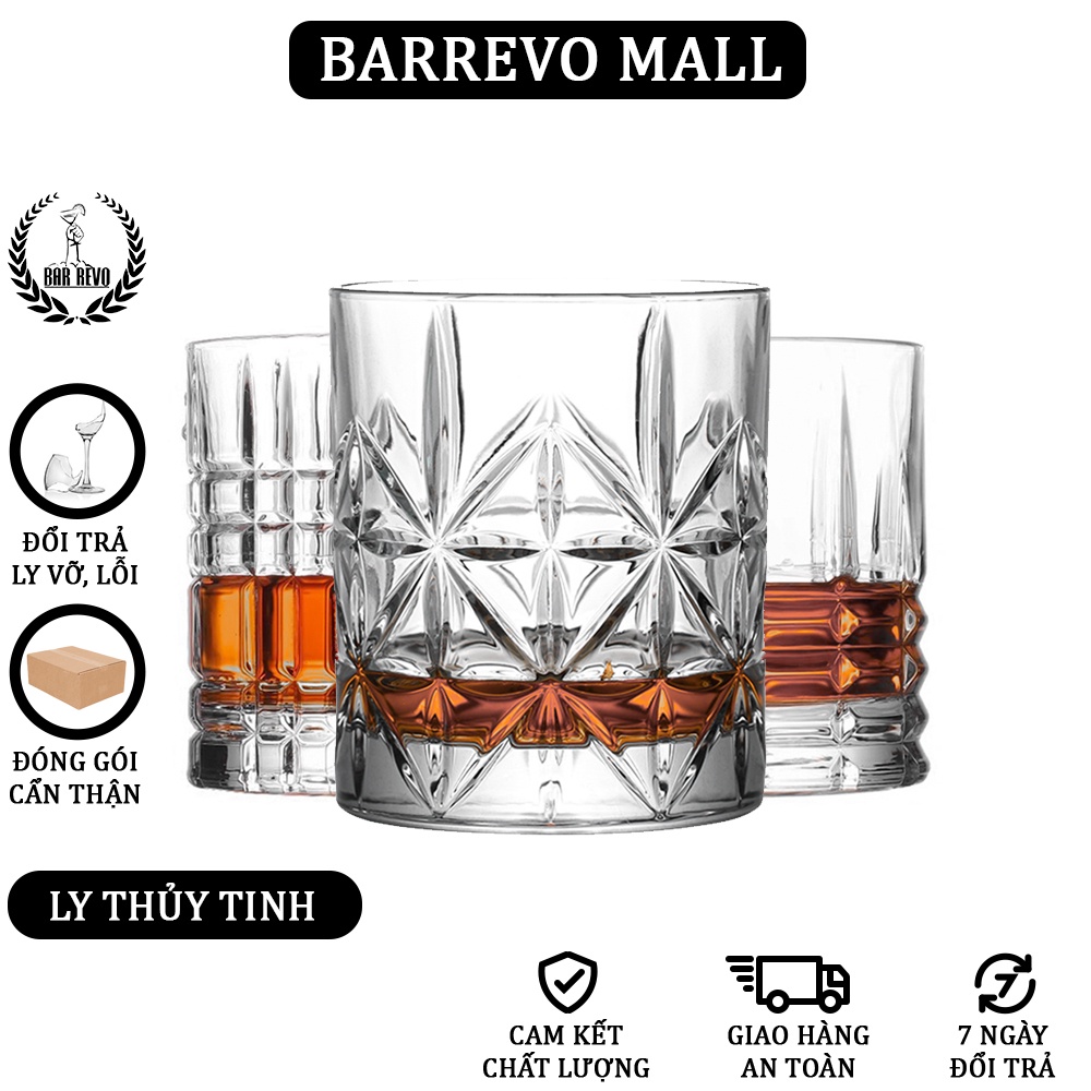 Highland Tumbler Rock Glass - Ly Thủy Tinh Highland Whisky Tumbler (Các Mẫu)