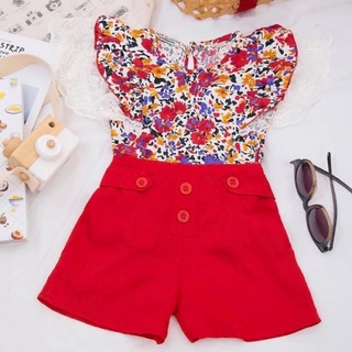 Bộ linen hoa nhí cho bé gái