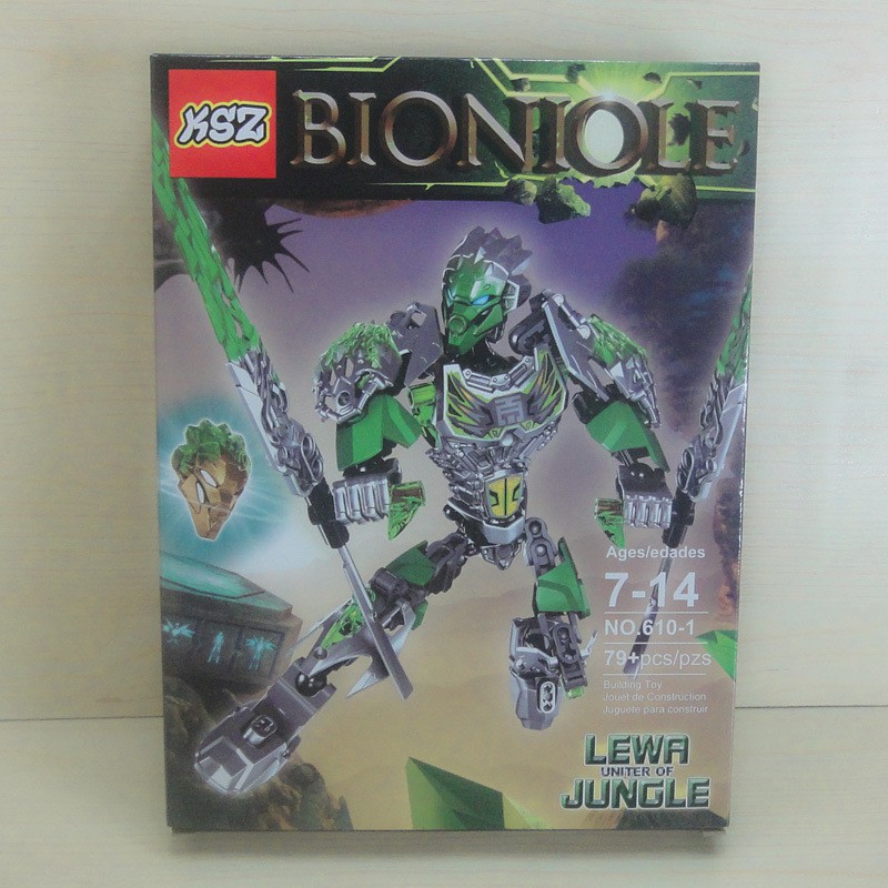 Mô hình lắp ráp Bionicle KSZ Lewa Uniter of Jungle 610-1