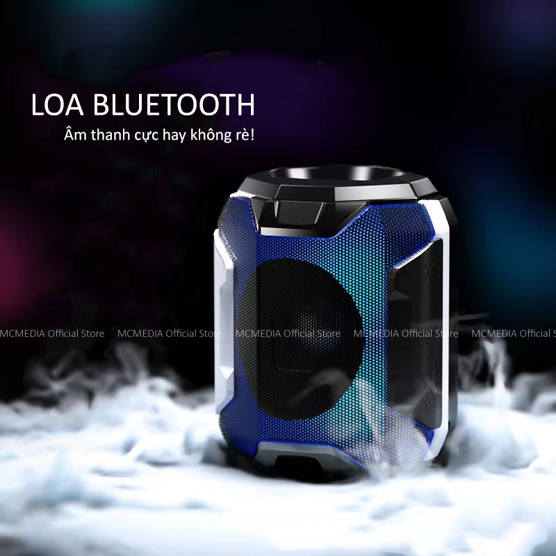 Loa Bluetooth Mini Nghe Nhạc Hay A005 Có Đèn LED RGB Nhấp Nháy Theo Nhạc Công Suất 5W Ấm Bass Mạnh Hỗ Trợ Thẻ Nhớ, USB