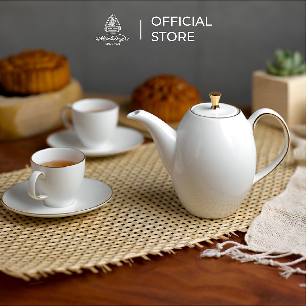 Bộ trà Minh Long 0.47 L - Anna Cao - Chỉ Vàng