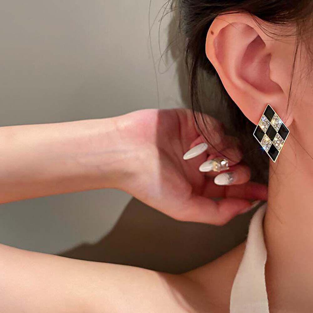 Khuyên Tai Hợp Kim VANES1 Thiết Kế Hình Học Độc Đáo|Khuyên Tai Nữ Trang Tạo Hình Độc Đáo