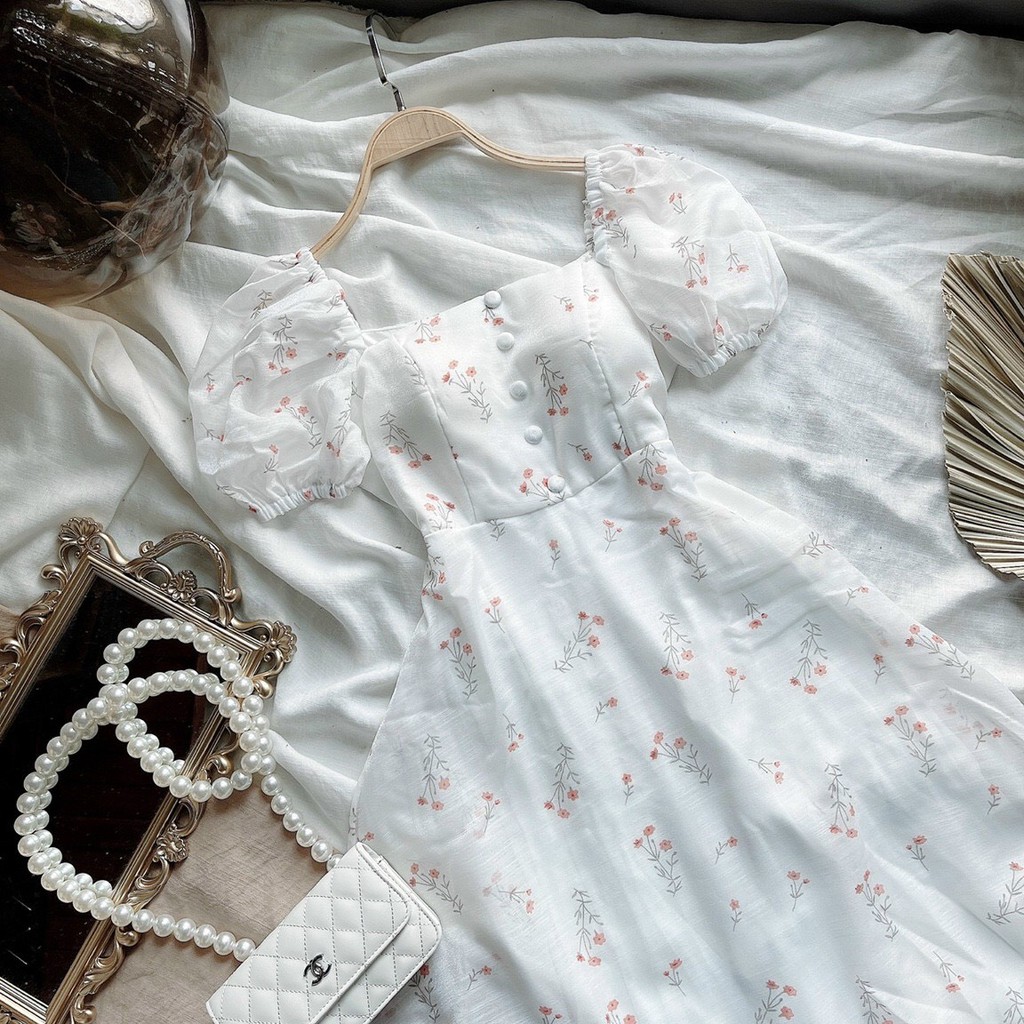 Đầm voan mùa hè, đầm đẹp cho phái nữ, phong cách nữ tính, hàng đẹp may kỹ chuẩn bán shop, phom dưới 52kg | BigBuy360 - bigbuy360.vn