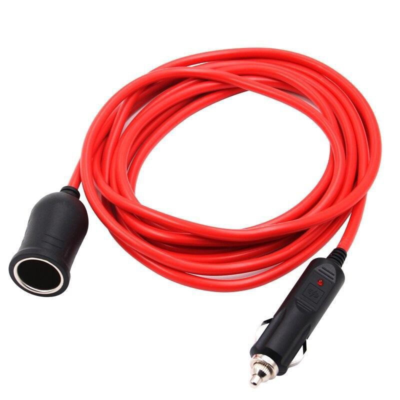 Dây Cáp Nối Dài Tẩu Sạc Xe Hơi, Ôtô 12V 24V - Lõi Đồng Cao Cấp