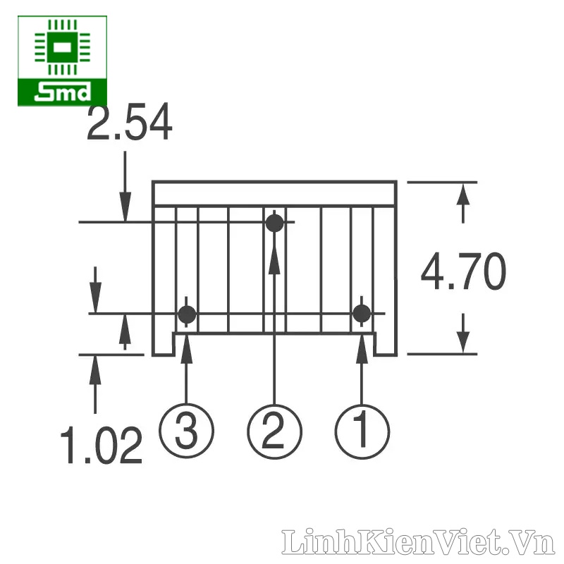 Biến Trở Vuông 3362W Chiết áp nhựa vuông loaị đứng 3362 W Triết áp 501 102 502 103 503 1K 2K 5K 10K