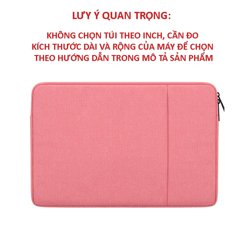 Túi Chống Sốc Laptop Macbook Ultrabook Cao Cấp 13.3 Inch, 14 Inch, 15 Inch, 15.6 Inch, 16 Inch - 2 ngăn