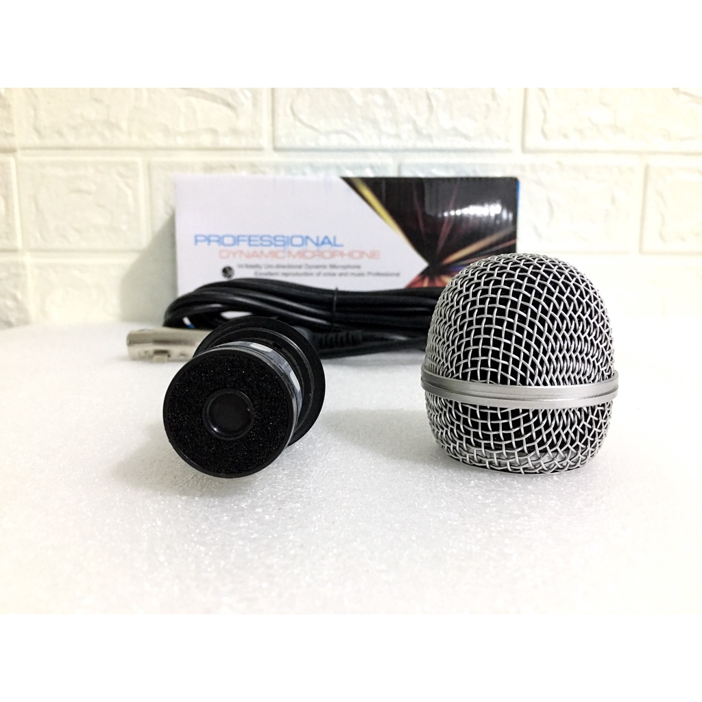 Micro Có Dây S315 Tay Mic Hợp Kim Không Gỉ, Hút Giọng, Hát Nhẹ, Hỗ Trợ Chống Hú, Chuyên Karaoke Gia Đình.