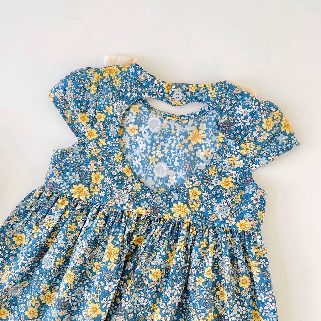 Sanlutoz Dễ thương Bông Mùa hè Đứa bé Các cô gái Đầm Hoa