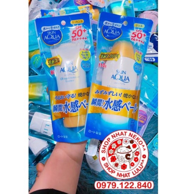 KEM CHỐNG NẮNG ROHTO SKIN AQUA  nội địa nhật