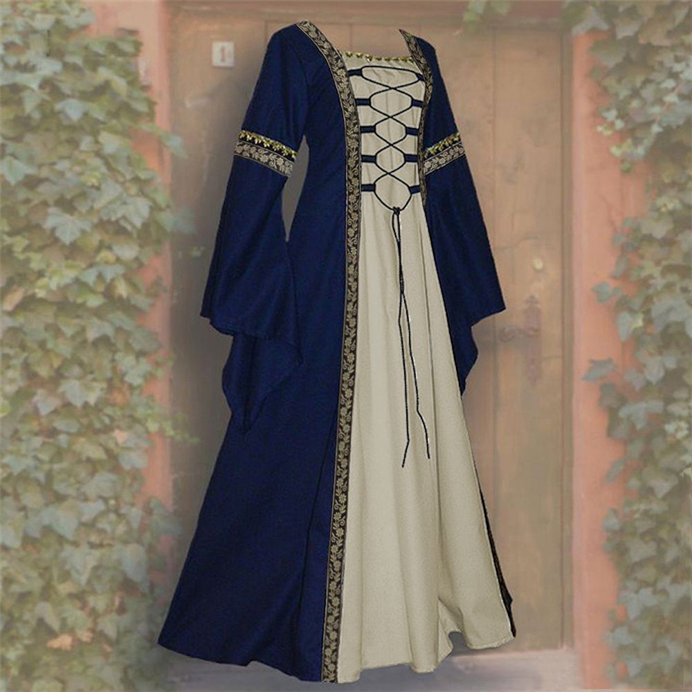 2022 Medieval Maiden Fancy Women Costume Halloween Cosplay Over Dress Victorian Dress Costume girl gift