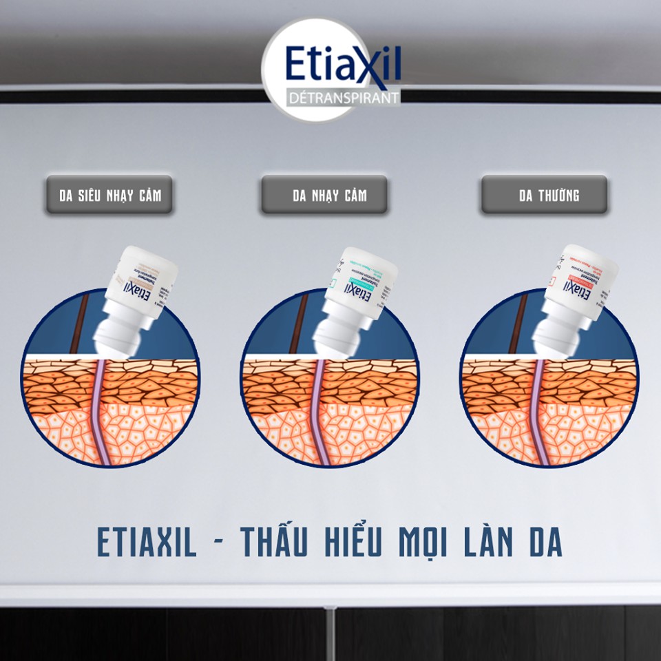 [Chính Hãng] Lăn khử mùi ETIAXIL dành cho DA THƯỜNG - Không Còn Mùi Hôi Nách