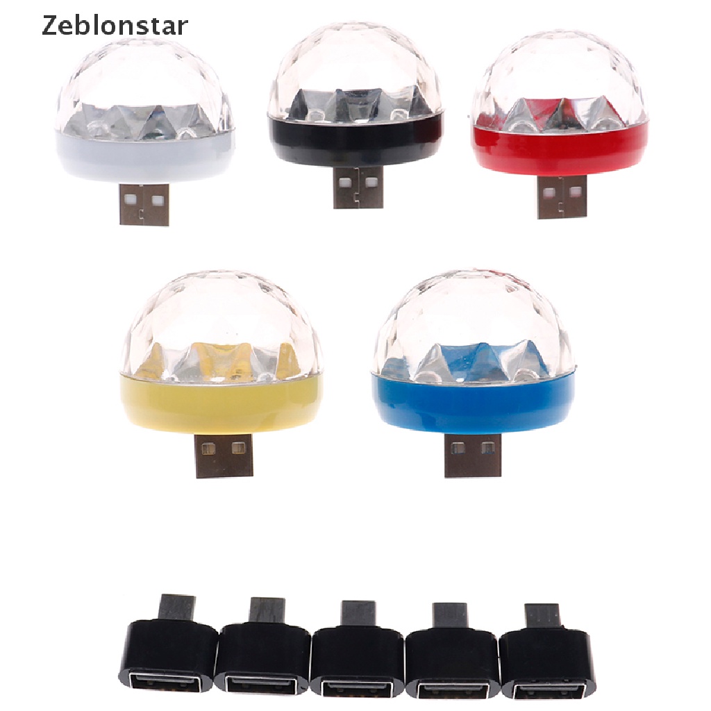 1 Đèn Led Disco Mini 4W Cổng Usb Cho Dj Ktv Android