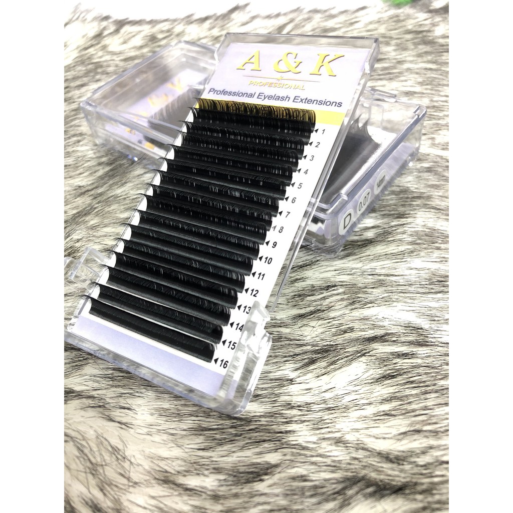 Mi khay 16 line A&K cong C/D - 0.07 - Sushi nail mi