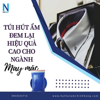 Hạt hút ẩm Máy ảnh linh kiện điện tử xanh tặng kèm túi vải hút ẩm Máy ảnh Quần áo Giày dép 500 GR silica gel - NUD RY