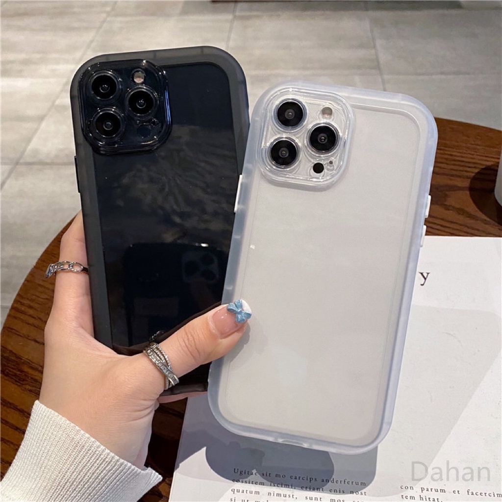 Ốp Điện Thoại TPU Mềm Trong Suốt Viền Dày Chống Sốc Cho iPhone 11 12 13 Pro Max XR X XS Max 7 8 Plus SE2022 Se2020