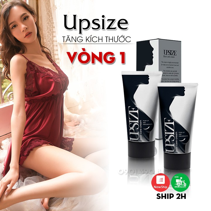 [Liệu Trình 5 Tuýp] Kem Nở Ngực UpSize (50ml) -Dòng Kem Massage Tăng Size Vòng 1 Hiệu Quả, Hết Chảy Xệ Săn chắc Tự Nhiên | BigBuy360 - bigbuy360.vn