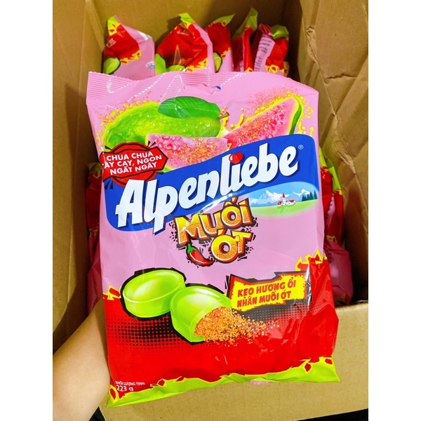 Kẹo ổi muối ớt Alpenliebe MỚI KENG XÌ BENG (223 gram - 76 viên)