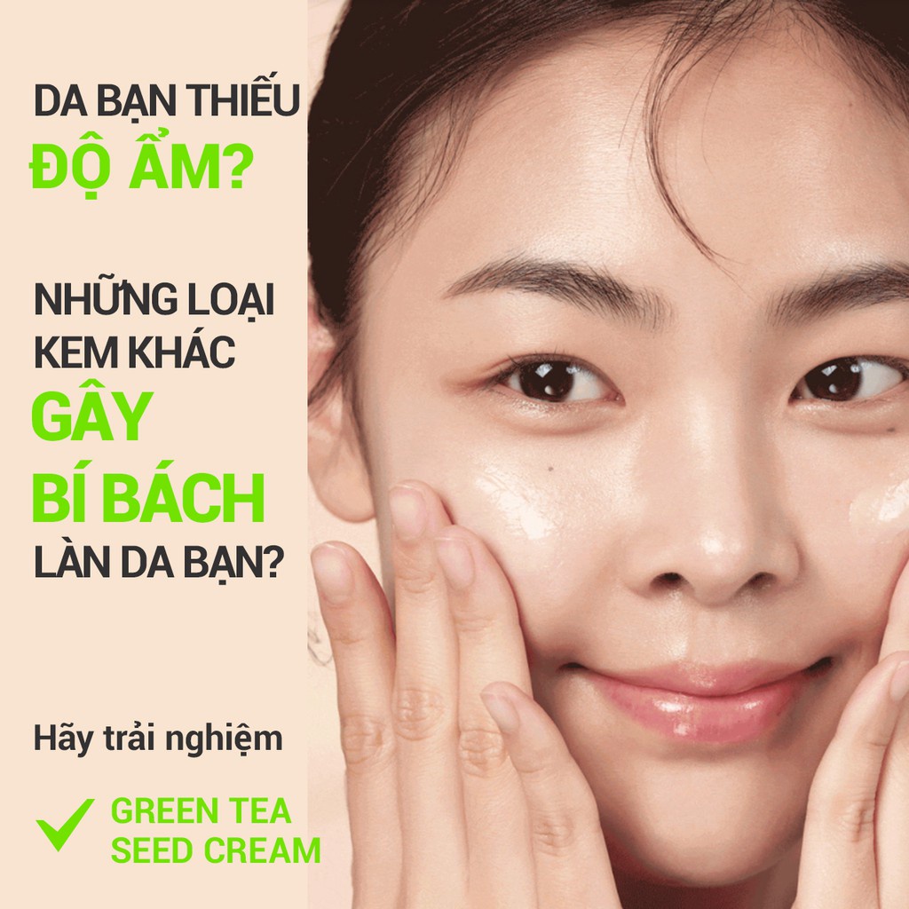 Kem dưỡng ẩm trà xanh innisfree Green Tea Seed Cream 50ml