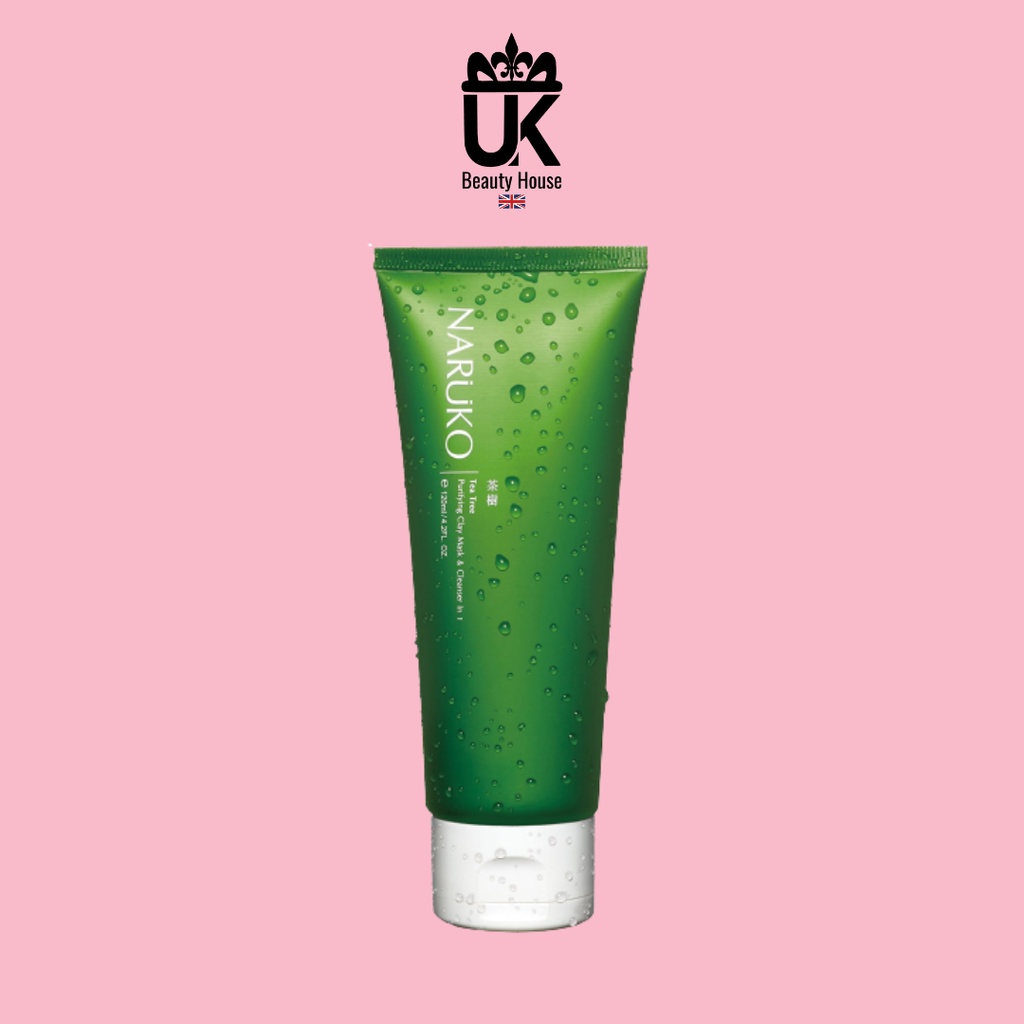 Sữa rửa mặt Naruko tràm trà Tea Tree Purifying Clay Mask and Cleanser in 1 - 120 gr