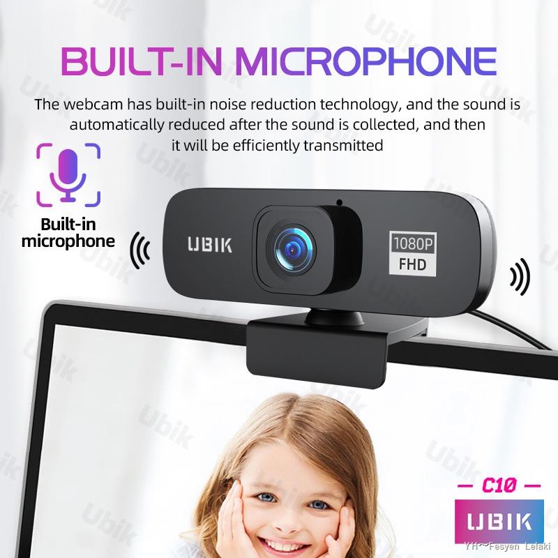 Webcam HD 24H SHIPS】UBIK C10 FHD1080P 2K cho máy tính | BigBuy360 - bigbuy360.vn