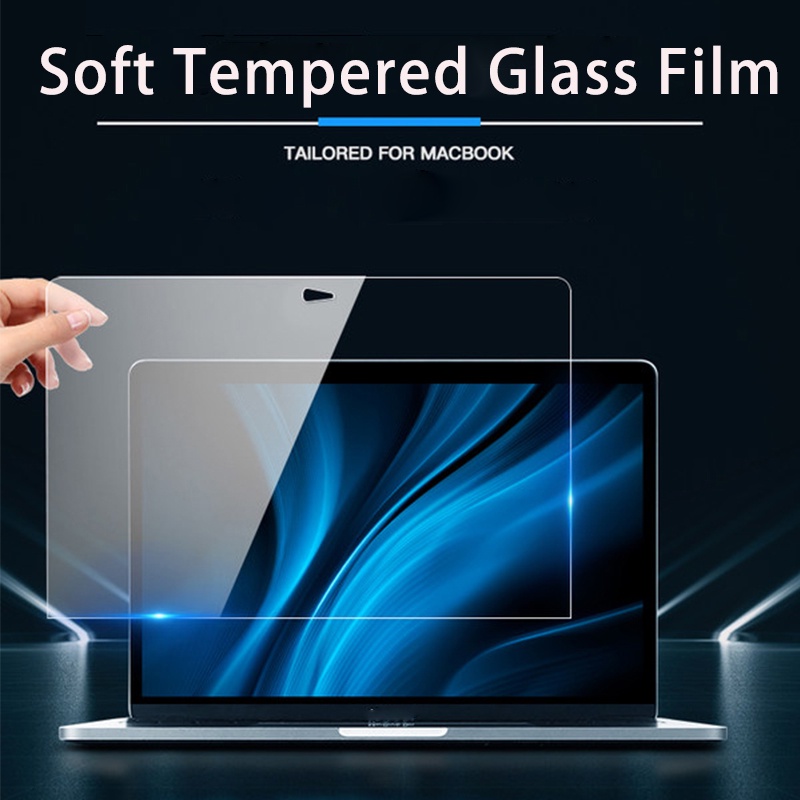 Miếng Dán Kính Mềm Cho Apple MacBook Air 13.6 inch M2 A2681 Pro 14 16 2021 2020 A2337 A2179 M1 Pro Max A2338 13.3 13 A1452 A1502