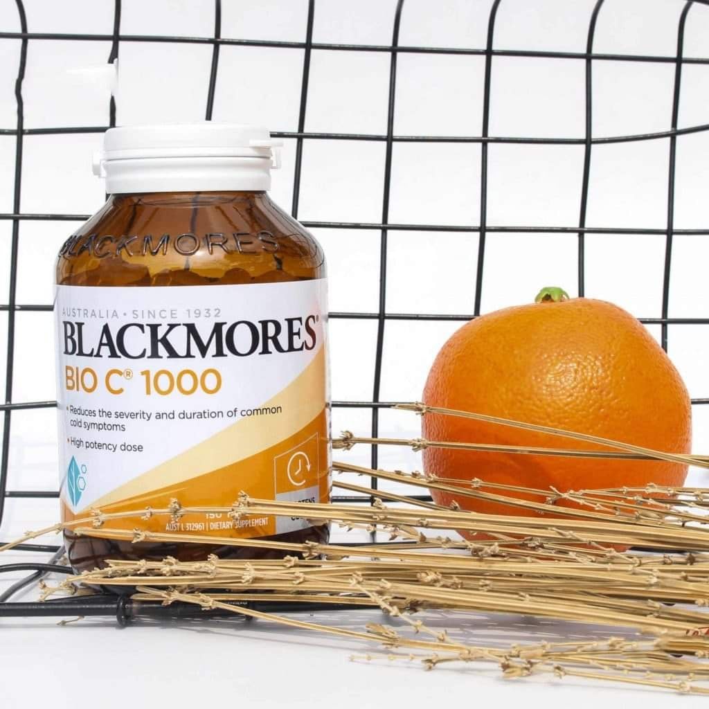 Viên uống Bio C Blackmores 1000mg Úc 150 viên 🔥bổ sung vitamin C, giúp tăng cường đề kháng, trắng da, đẹp da🔥