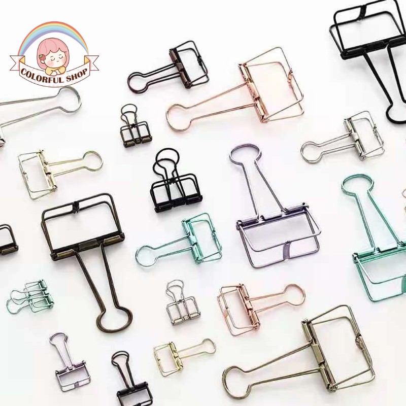 Kẹp tài liệu đủ màu đủ kích cỡ