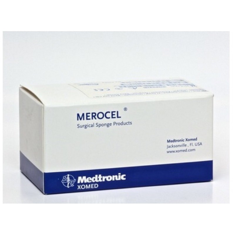 Gạc cầm máu mũi Merocel dùng trong thẩm mỹ/ Tai Mũi Họng