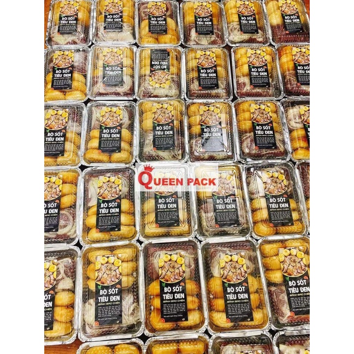 Sỉ 50 cái khay nhôm 1 ngăn size 350ml/500ml/750ml/1200ml/2000ml kèm nắp NHỰA TRONG đựng thực phẩm hàng cao cấp