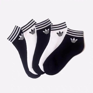 Tất Adidas cổ ngắn 3 Sọc, Tất thể thao ngắn cổ [XUẤT DƯ] Vớ dệt kim thể thao, Đổ sỉ giá tốt nhất thị trường TAT008