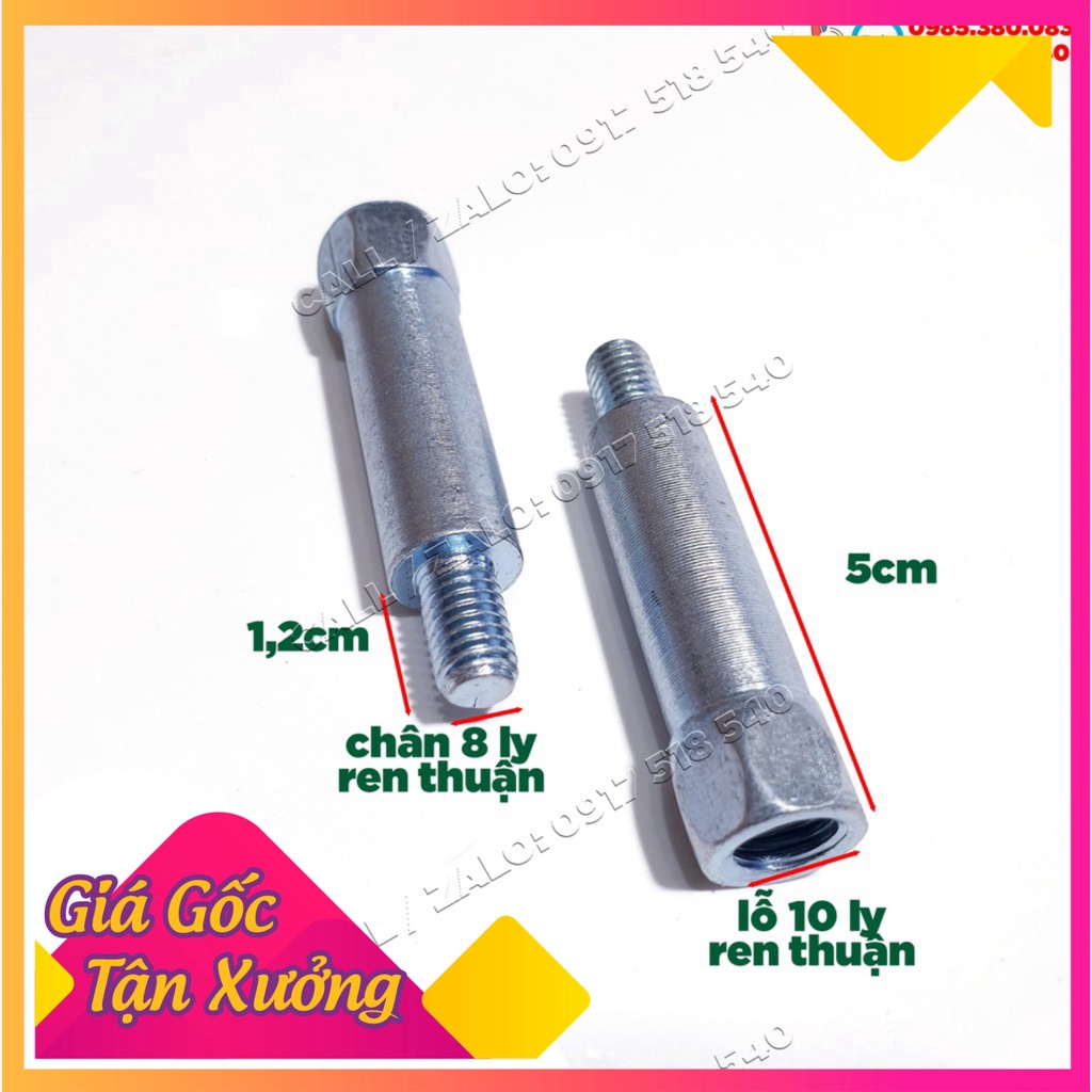 Ốc chuyển ren chân gương kiếng - ốc nâng chân gương sh và các loại xe (giá 1 chiếc) (Ảnh Sp thật)