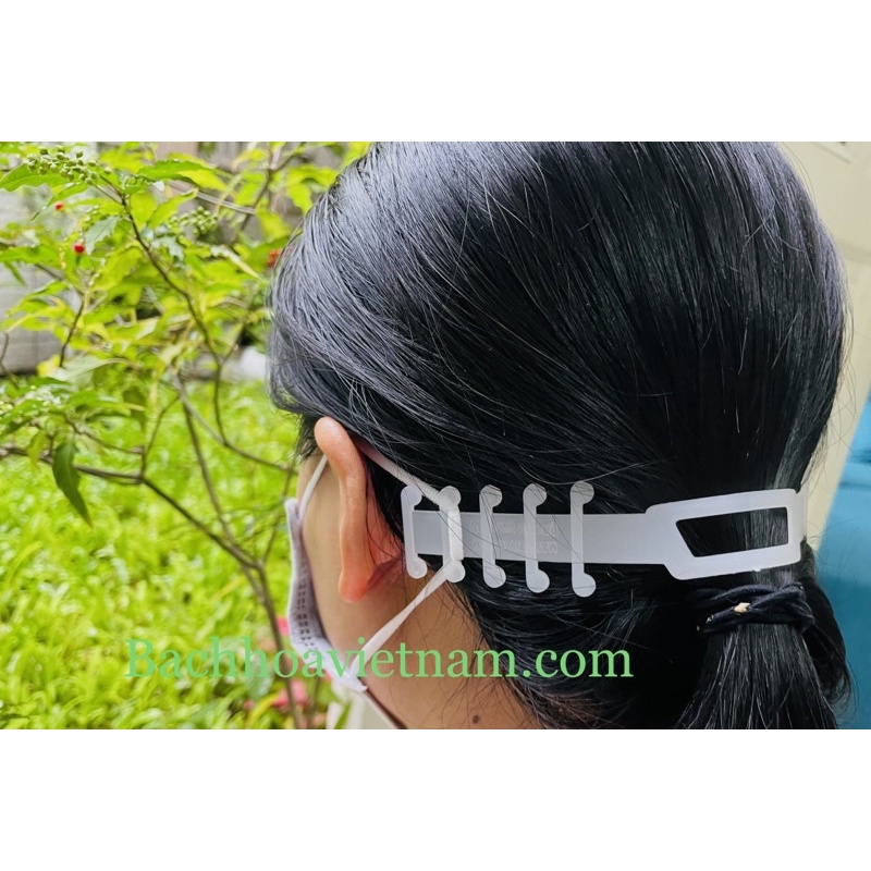 COMBO 10 cái Đai đeo|quai đeo|móc cài|thanh nhựa móc xương cá|đeo giữ khẩu trang|không đau tai|Khẩu trang