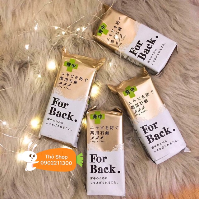 Xà phòng cải thiện mụn lưng Pelican For Back Medicated Nhật Bản