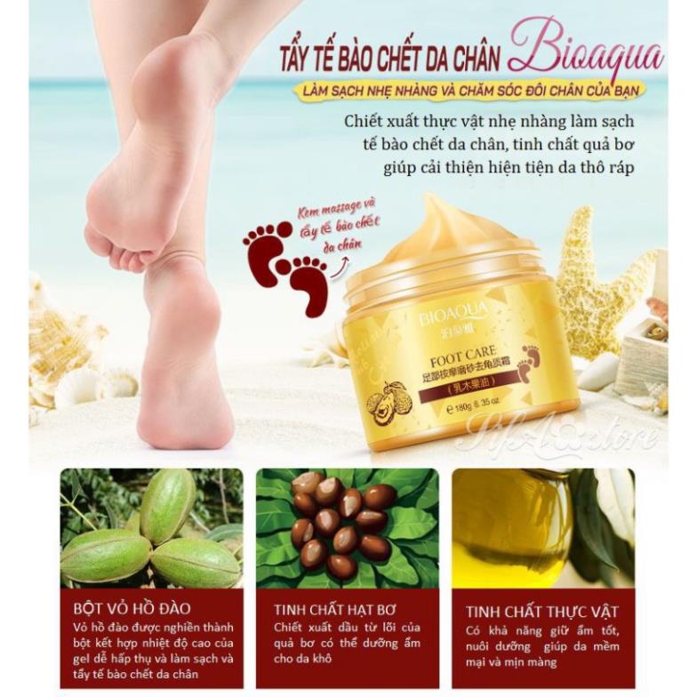 Kem tẩy tế bào chết gót chân Bioaqua SAMBEAUTY