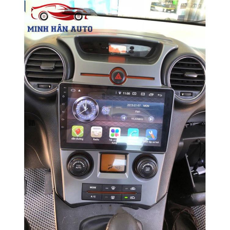 Bộ màn hình DVD cho xe ô tô, màn hình android 10. cho xe KIA CAREN, xem phim, hỗ trợ xem cam lùi, cam hành trình android