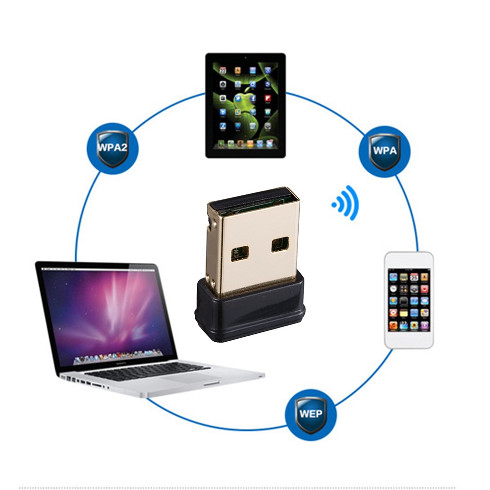 USB Wifi không dây có lỗ cdd BT4.0 150M