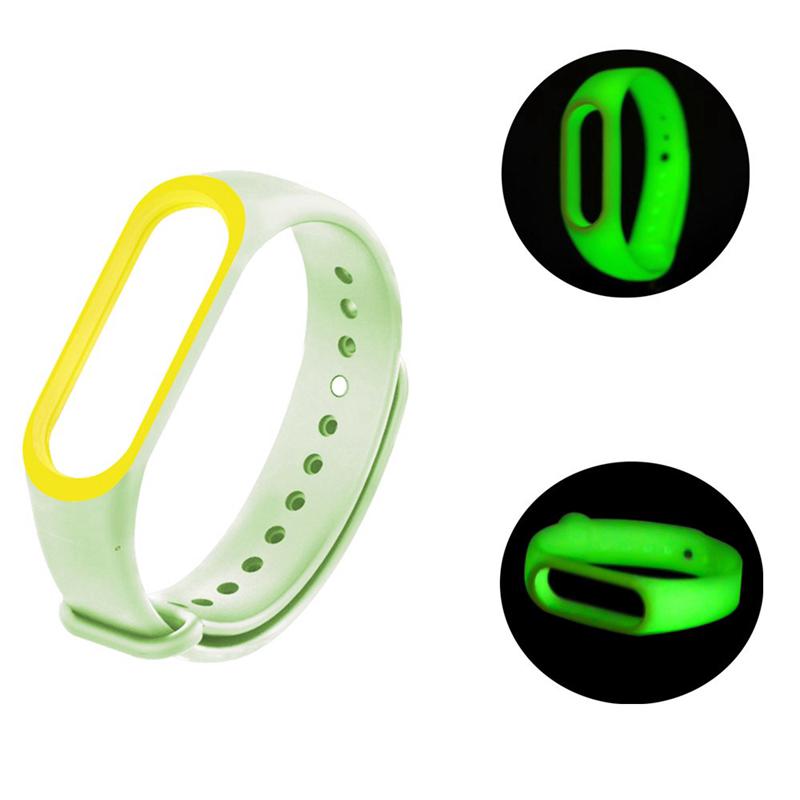 Dây Đeo Cổ Tay Dạ Quang Cho Đồng Hồ Thông Minh Xiaomi Mi Band 3