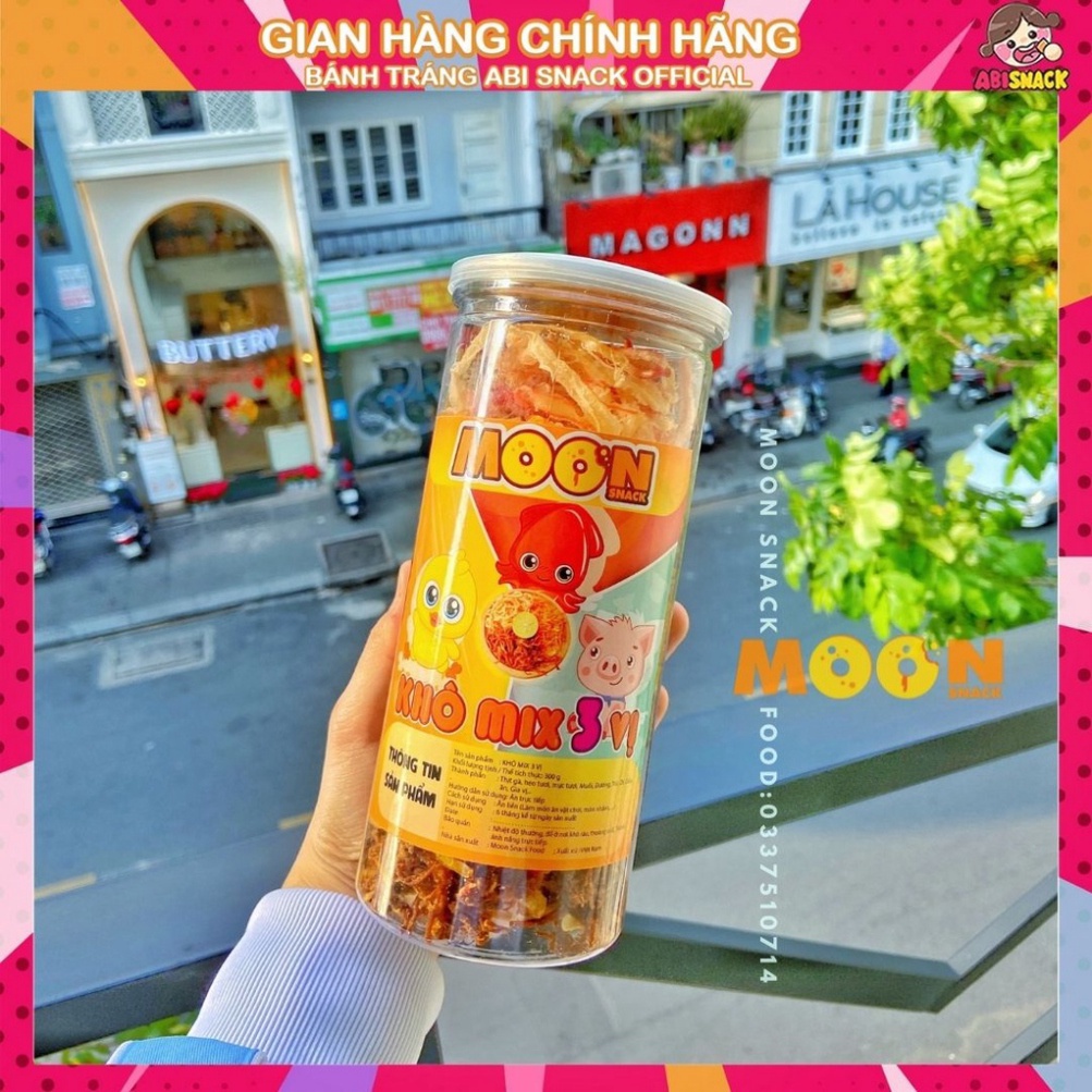 KHÔ MIX 3 VỊ ( HEO-MỰC-GÀ ) QUÀ BIẾU TẾT CHẤT LƯỢNG HỦ SANG TRỌNG 300g