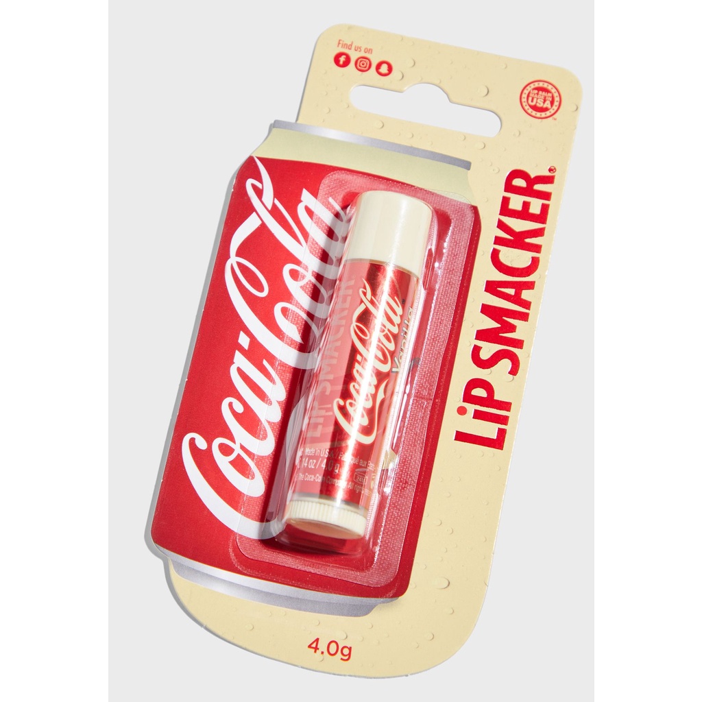 Son Dưỡng Môi Coca - Coca Lip Smaker Honey &amp; Milk Lip Balm