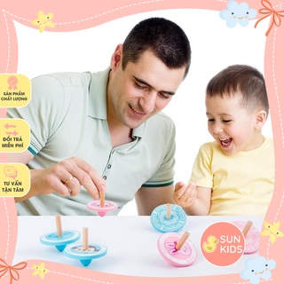 Đồ chơi con quay gỗ cho trẻ