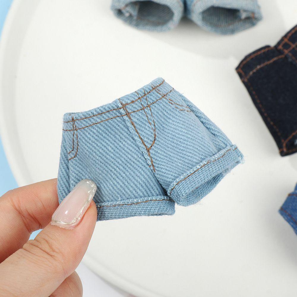 Bộ Quần Jeans Và Áo Khoác Jeans Xinh Xắn Cho Búp Bê Tỉ Lệ 1 / 6